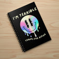 Dark Humor Grief Journal – “I’m Terrible. Thanks for Asking” Notebook – Mental Health Journal – Loss Support Gift – Lined Journal