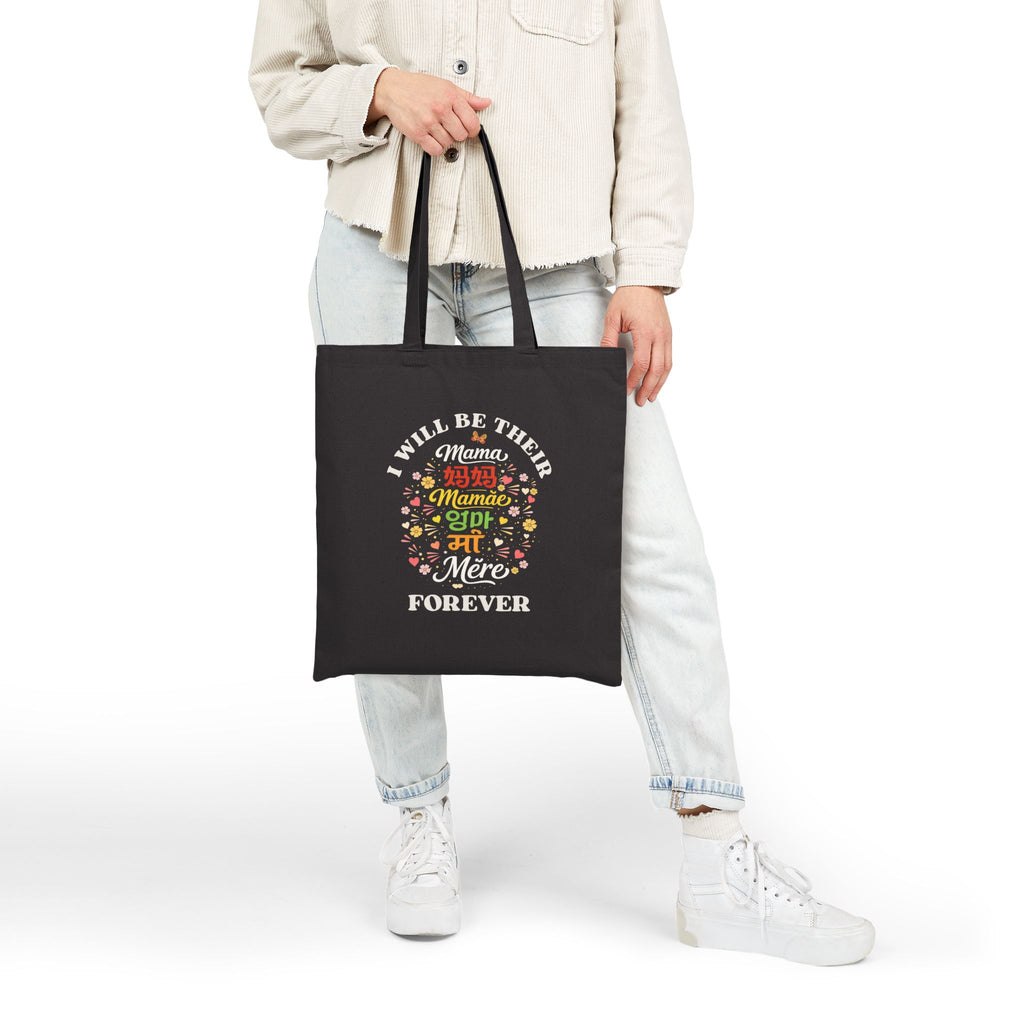 "I Will Be Their Mama Forever" Canvas Tote Bag