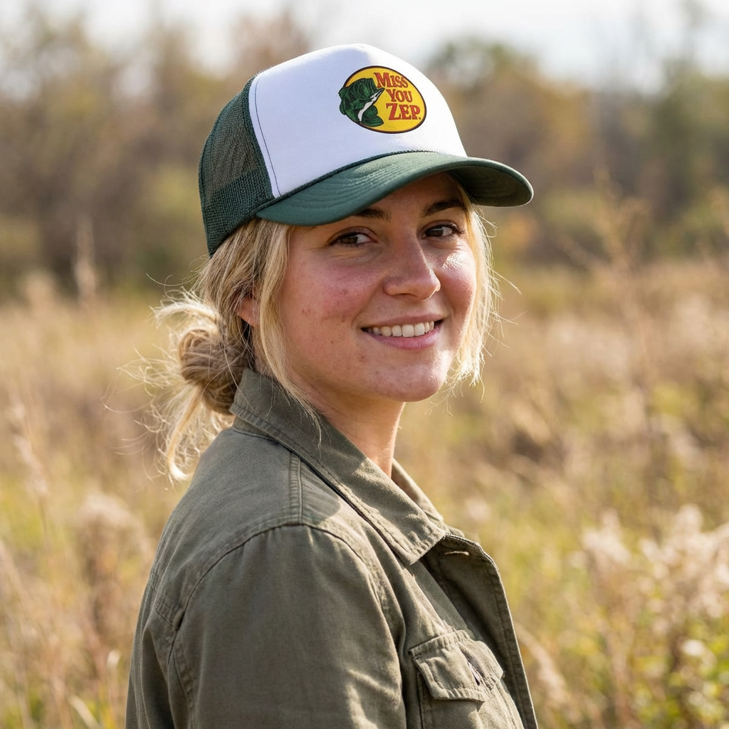 Trucker Cap — "Miss You Zep" Memorial Fishing Hat