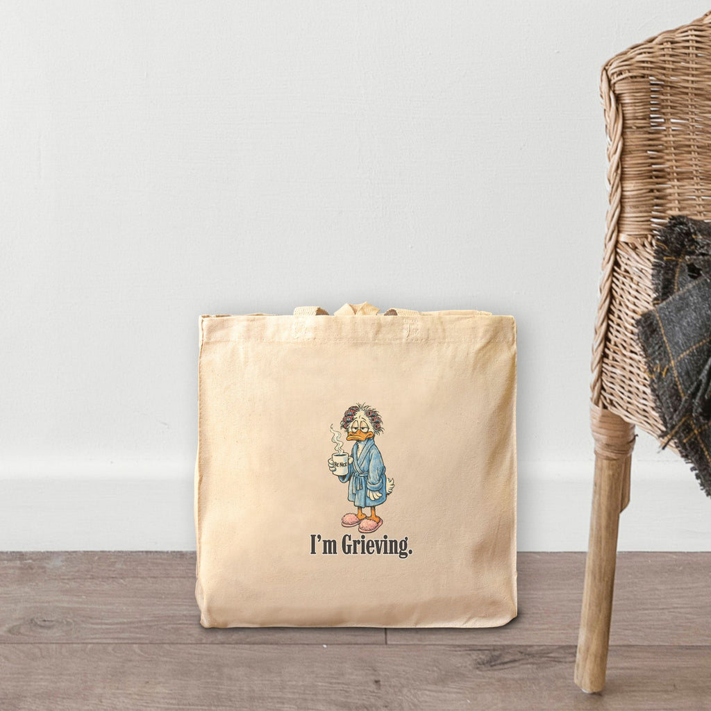 Be Nice. I'm Grieving. Tote Bag Heavy