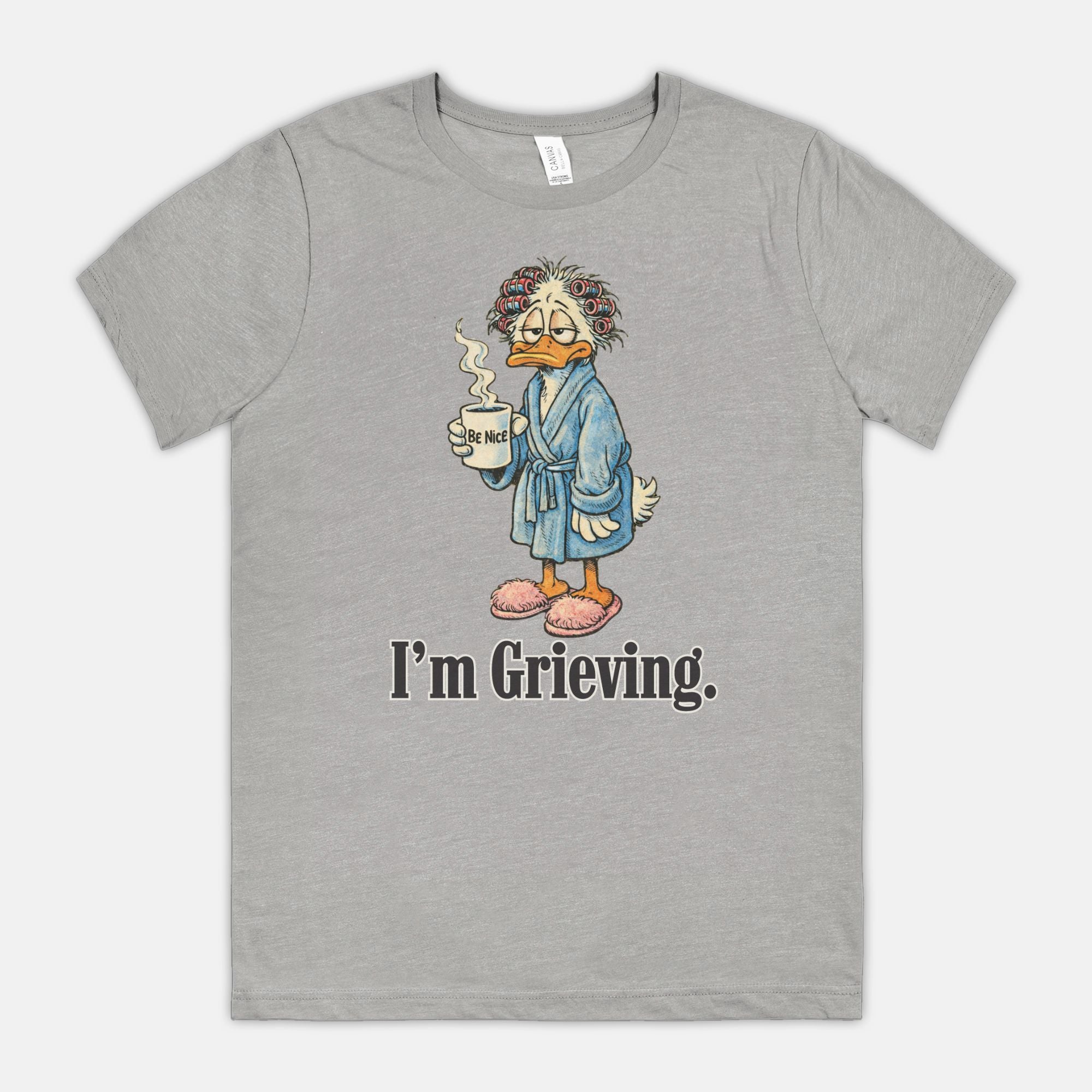 Grieving Duck Unisex Tee (girl duck)