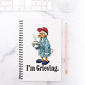 Be Nice. I'm Grieving. Notebook Hardcover Spiral 5.5 x 8.5