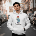 Be Nice. I'm Grieving. Hoodie (dude duck)