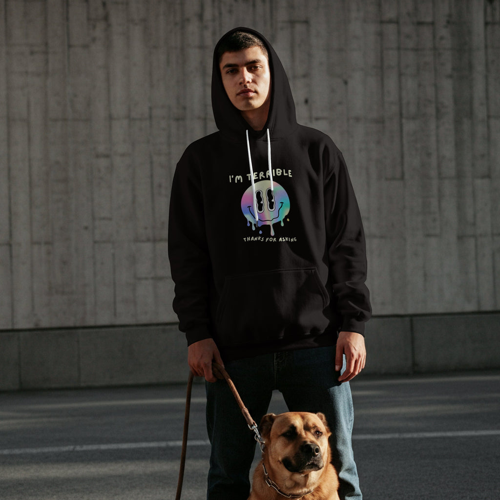 "I’m Terrible. Thanks for Asking." Oversized Hoodie