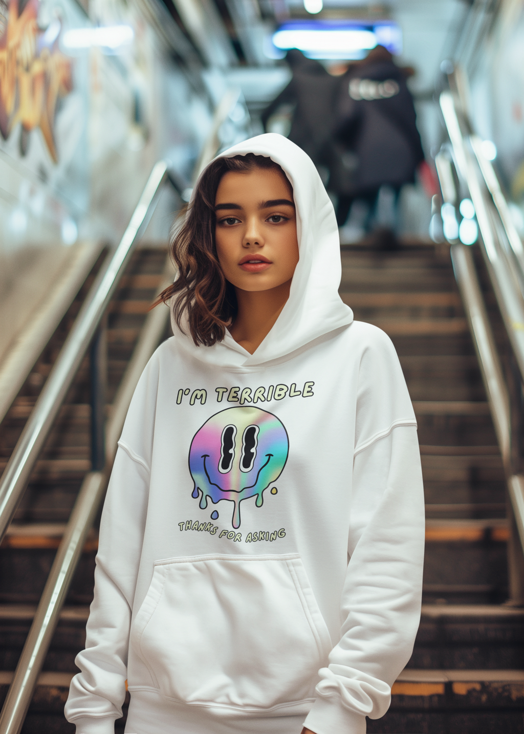 "I’m Terrible. Thanks for Asking." Oversized Hoodie