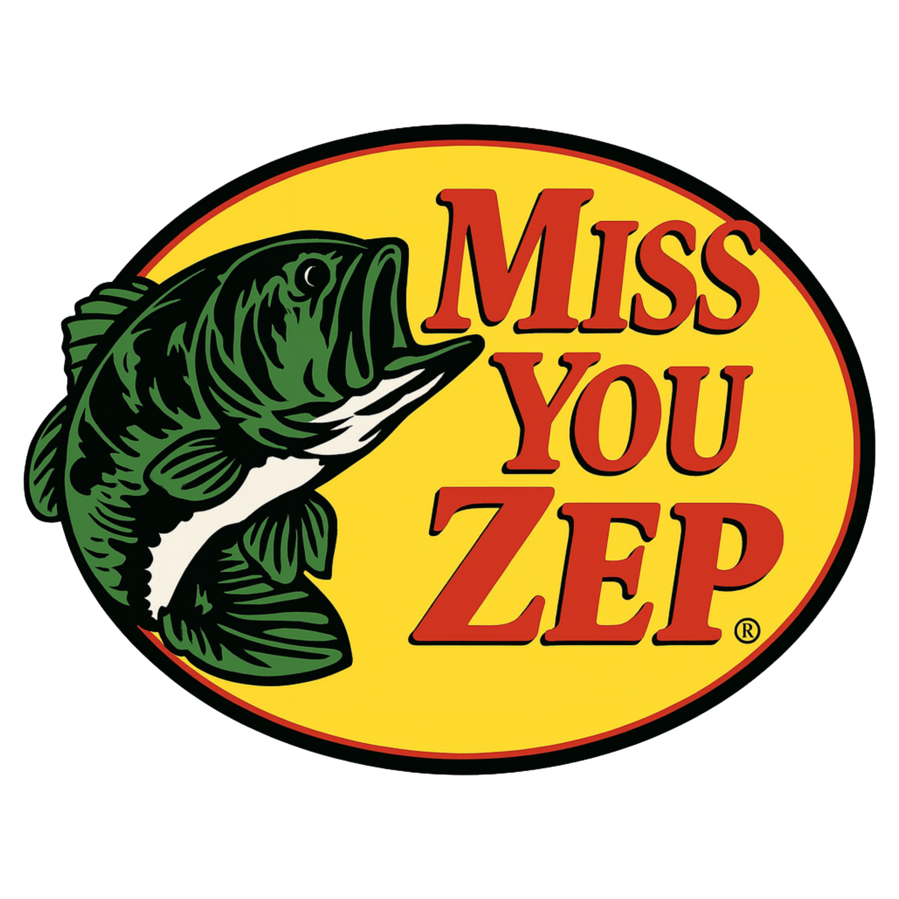 Trucker Cap — "Miss You Zep" Memorial Fishing Hat