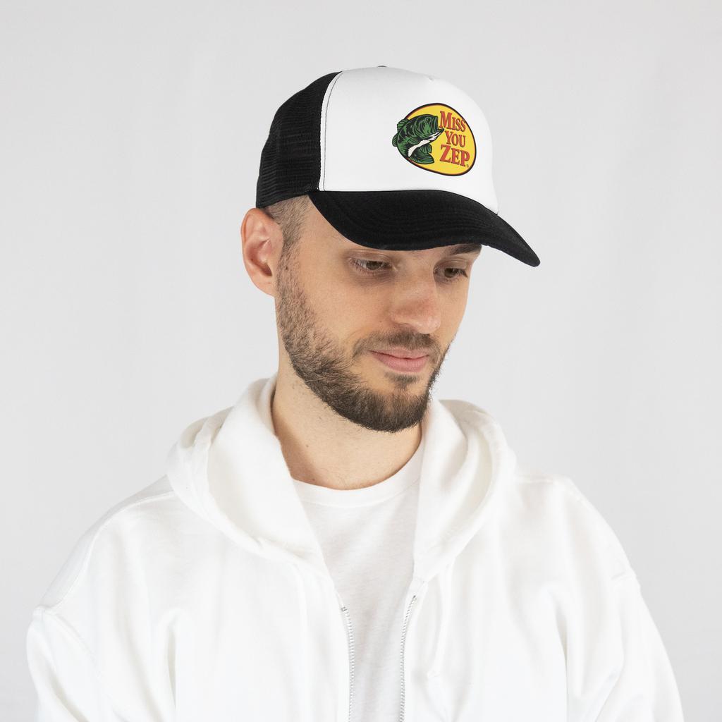 Trucker Cap — "Miss You Zep" Memorial Fishing Hat