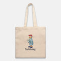 Be Nice. I''m Grieving. Tote Bag Heavy (dude duck)
