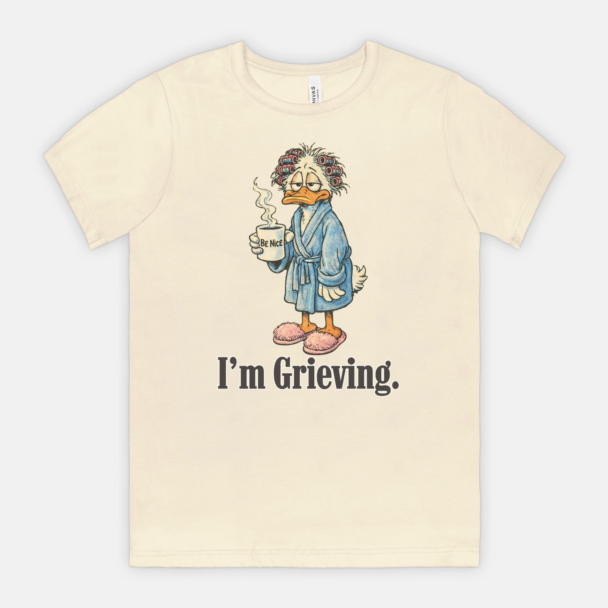 Grieving Duck Unisex Tee (girl duck)
