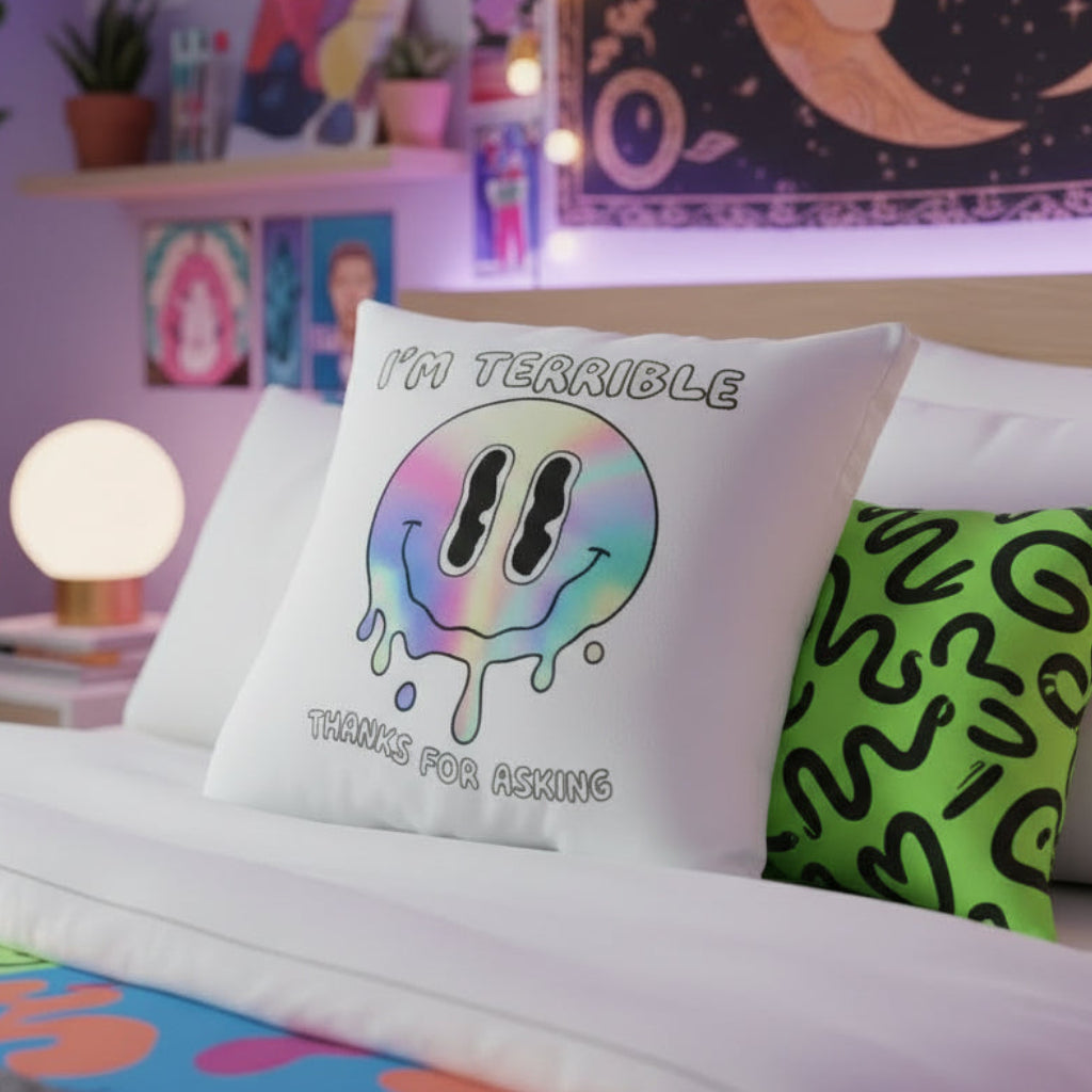 "I'm Terrible. Thanks for Asking" Pillow Case 16 Inch