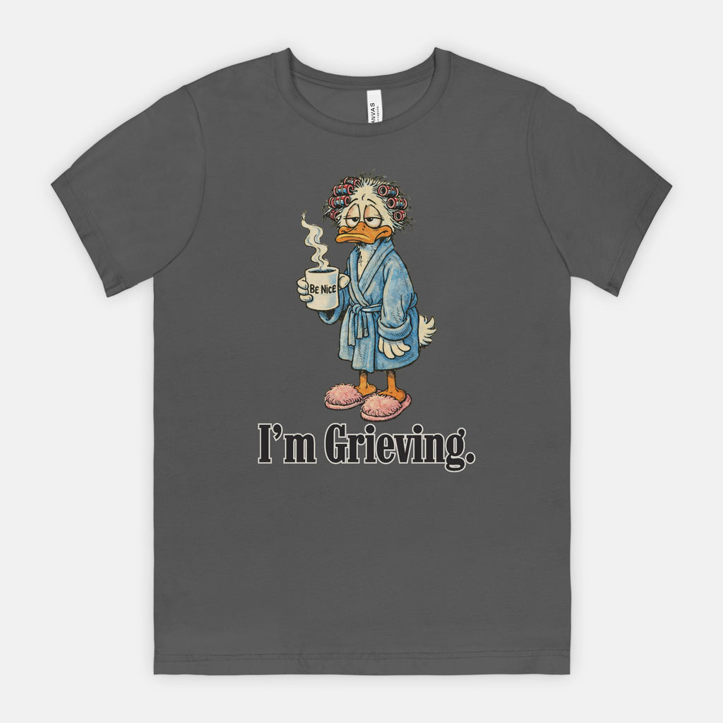 Grieving Duck Unisex Tee (girl duck)