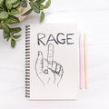 RAGE Notebook Hardcover Spiral 5.5 x 8.5